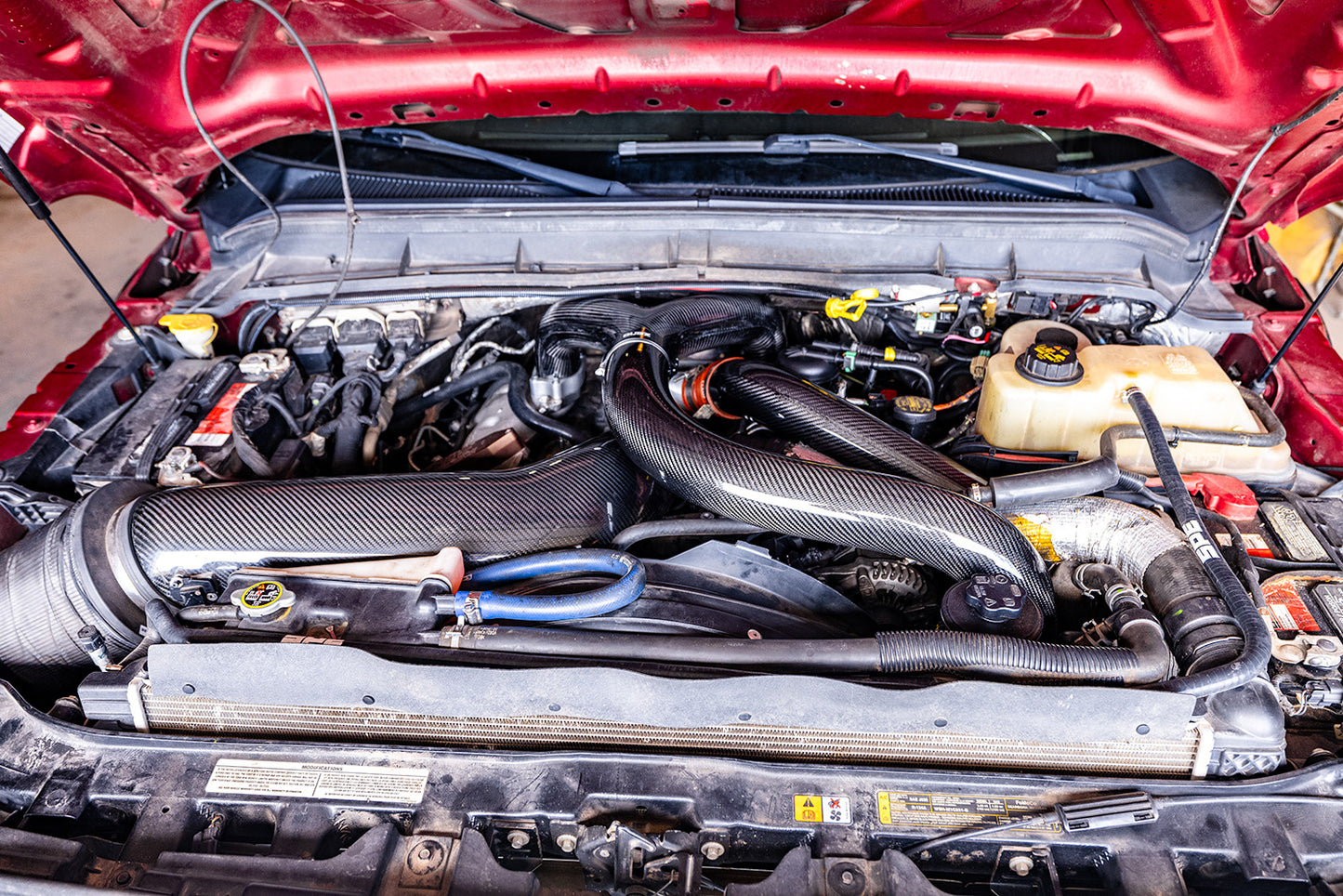 2011-2016 Ford 6.7 pipe kit non-VGT turbo upgraded trucks. These will work on a 2015-16 Cab and Chassis.